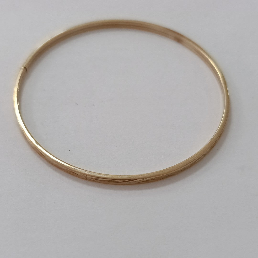 PULSERA RIGIDA ORO 8 K 4,10 GRMS (SEMINUEVO)