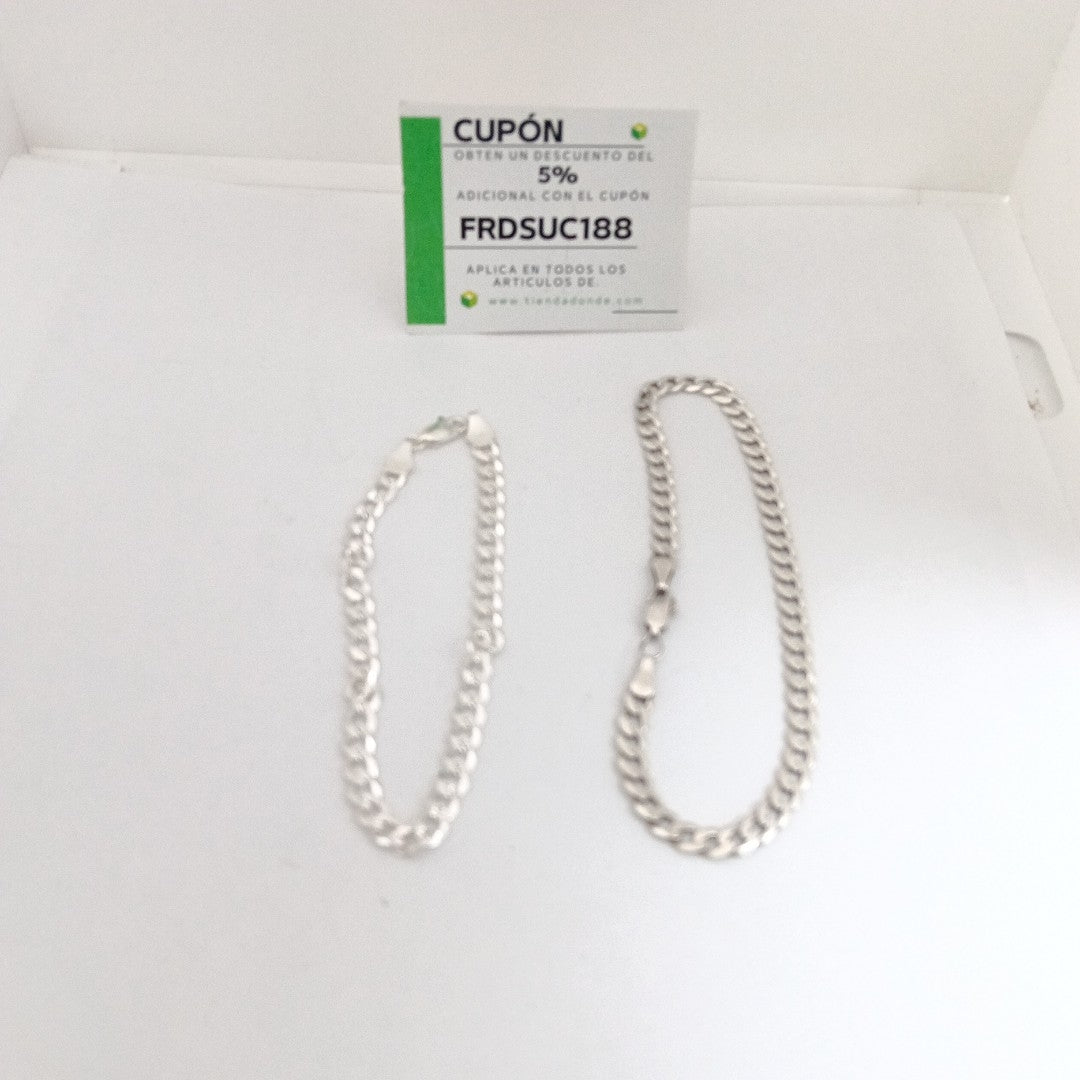 PULSERA PLATA 12.7 GRMS (SEMINUEVO)