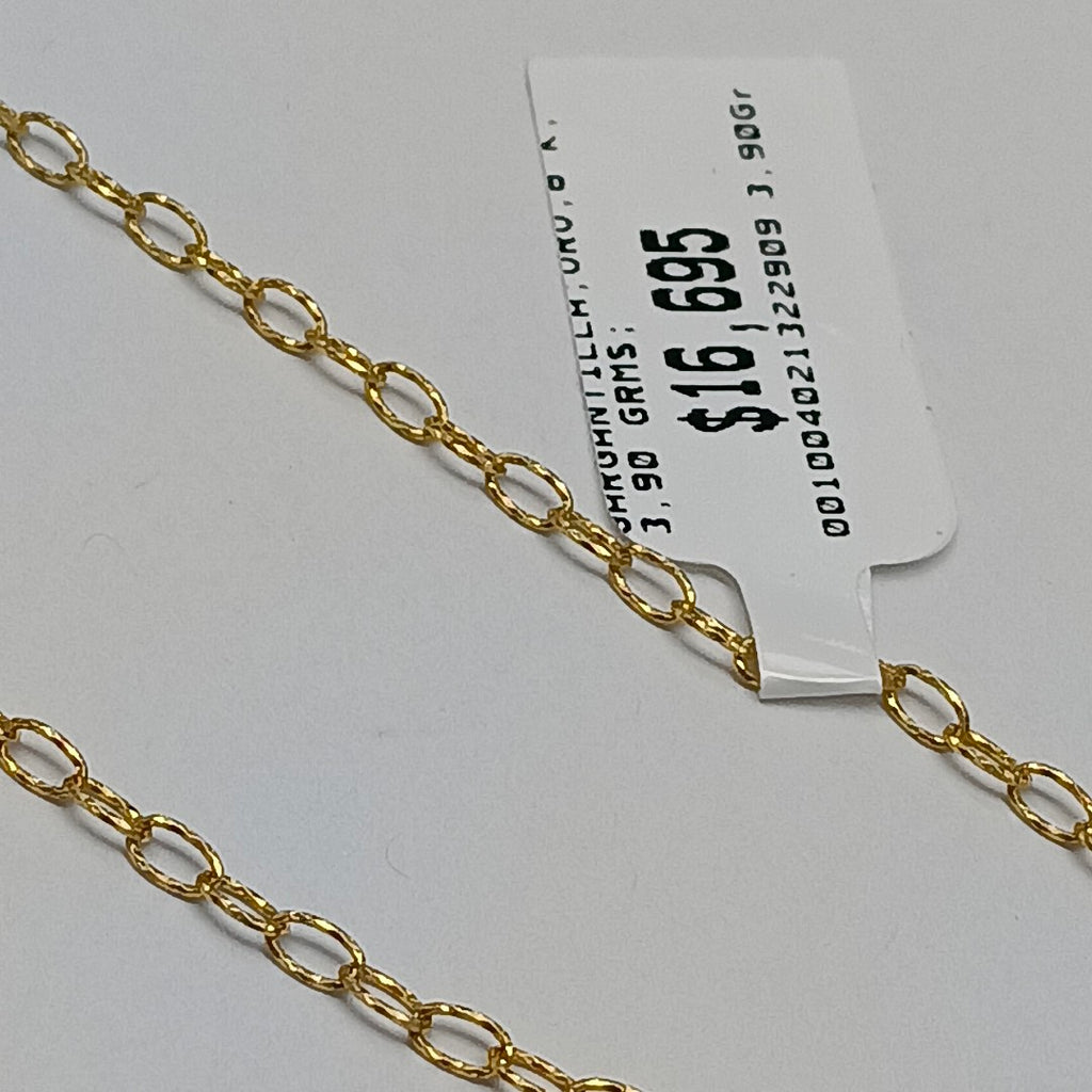 GARGANTILLA ORO 8 K 3,90 GRMS (SEMINUEVO)