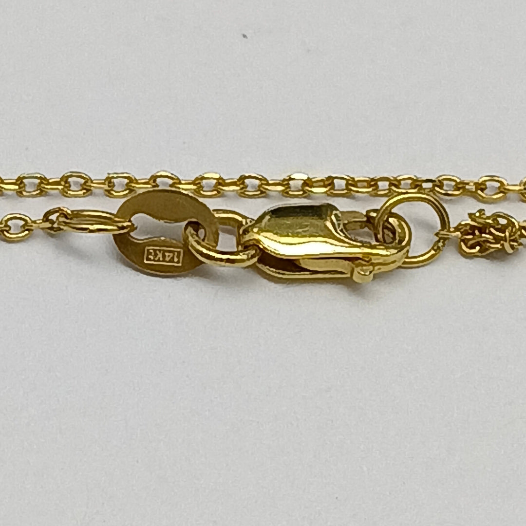 GARGANTILLA ORO 14 K 1,20 GRMS (SEMINUEVO)
