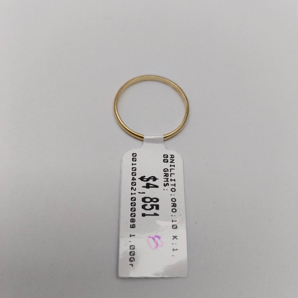 ANILLITO ORO 10 K 1,00 GRMS (SEMINUEVO)
