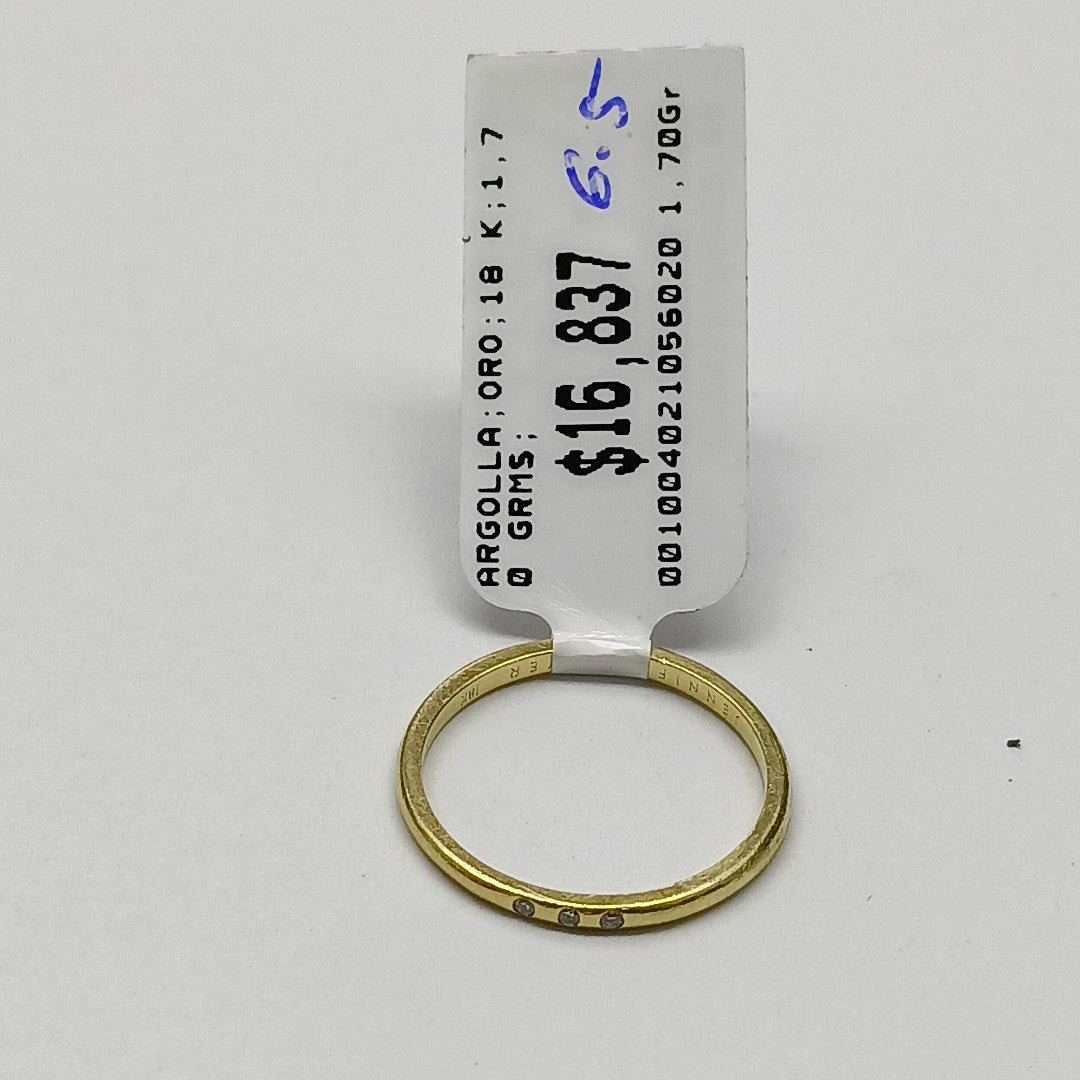 ARGOLLA ORO 18 K 1,70 GRMS (SEMINUEVO)