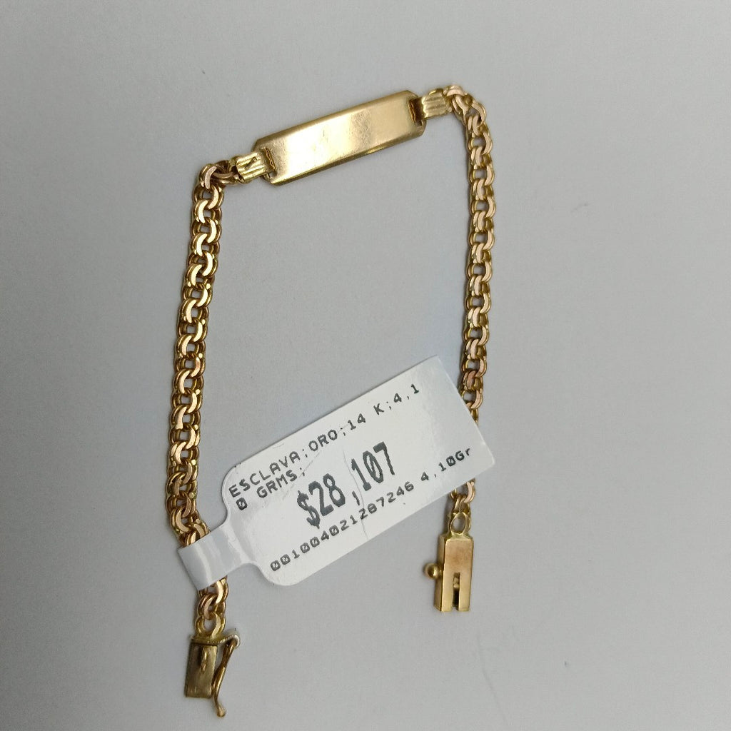 ESCLAVA ORO 14 K 4,10 GRMS (SEMINUEVO)