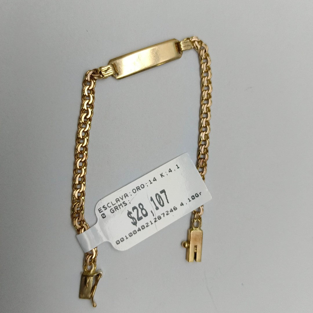 ESCLAVA ORO 14 K 4,10 GRMS (SEMINUEVO)