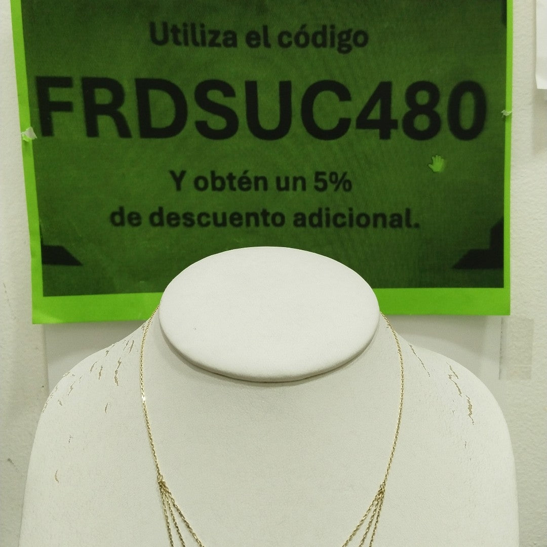 COLLAR ORO 14 K 2,80 GRMS (SEMINUEVO)
