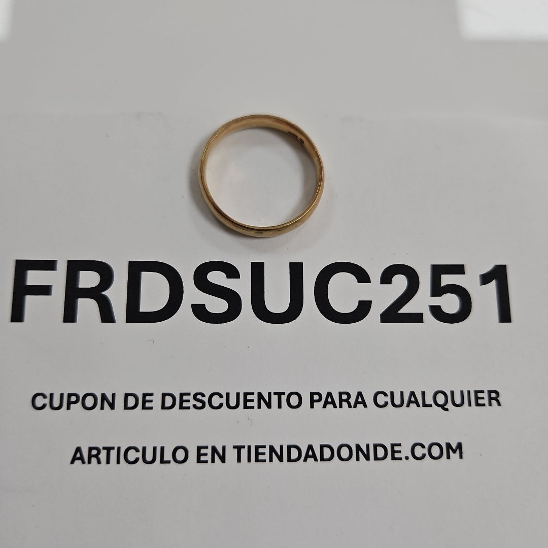 ARGOLLA ORO 10 K 2 GRMS (SEMINUEVO)