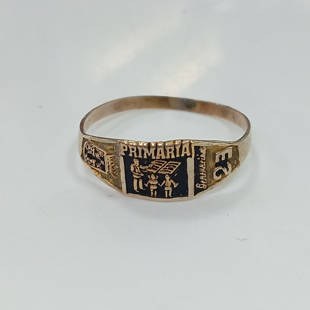ANILLO DE GRADUACIÓN ORO 8 K 0.9 GRMS (SEMINUEVO)