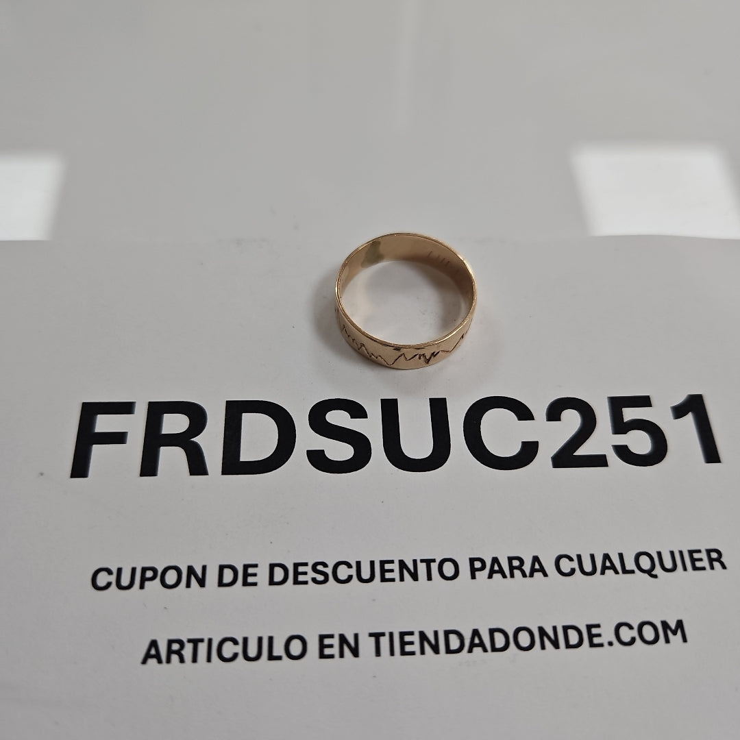 ARGOLLA ORO 10 K 3.3 GRMS (SEMINUEVO)