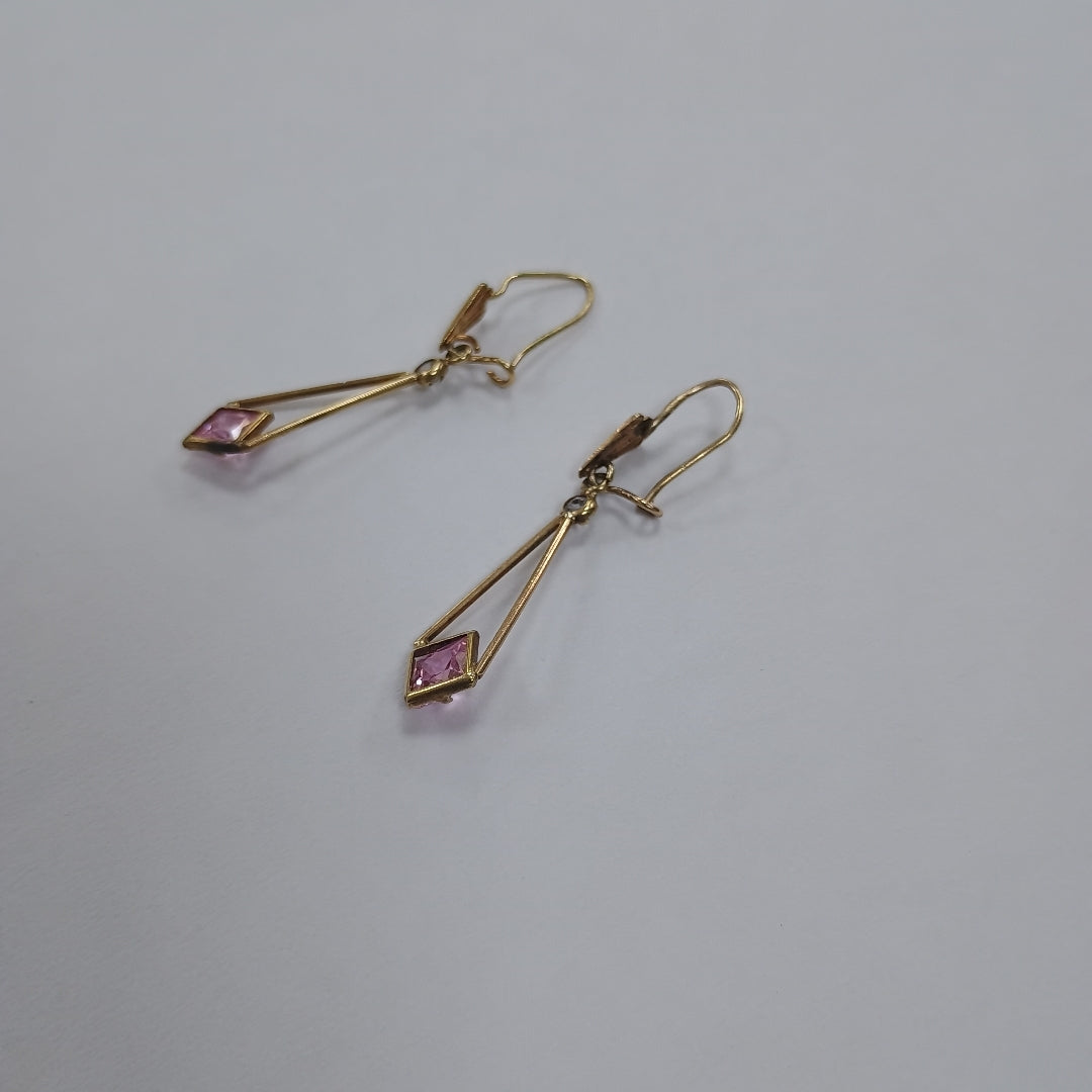 ARETES PAR ORO 10 K 1.6 GRMS (SEMINUEVO)