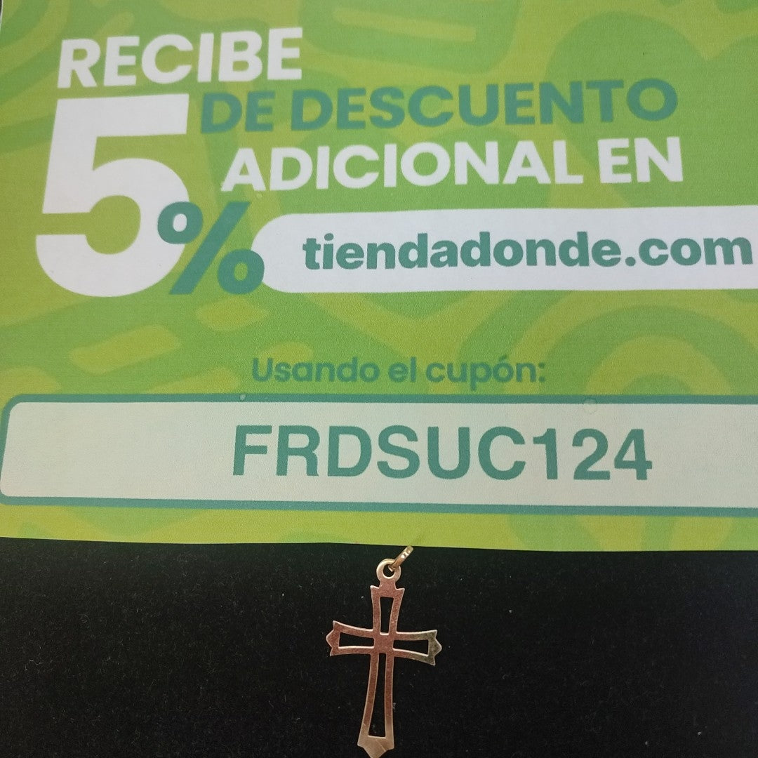 CRUZ ORO 14 K 1.3 GRMS (SEMINUEVO)