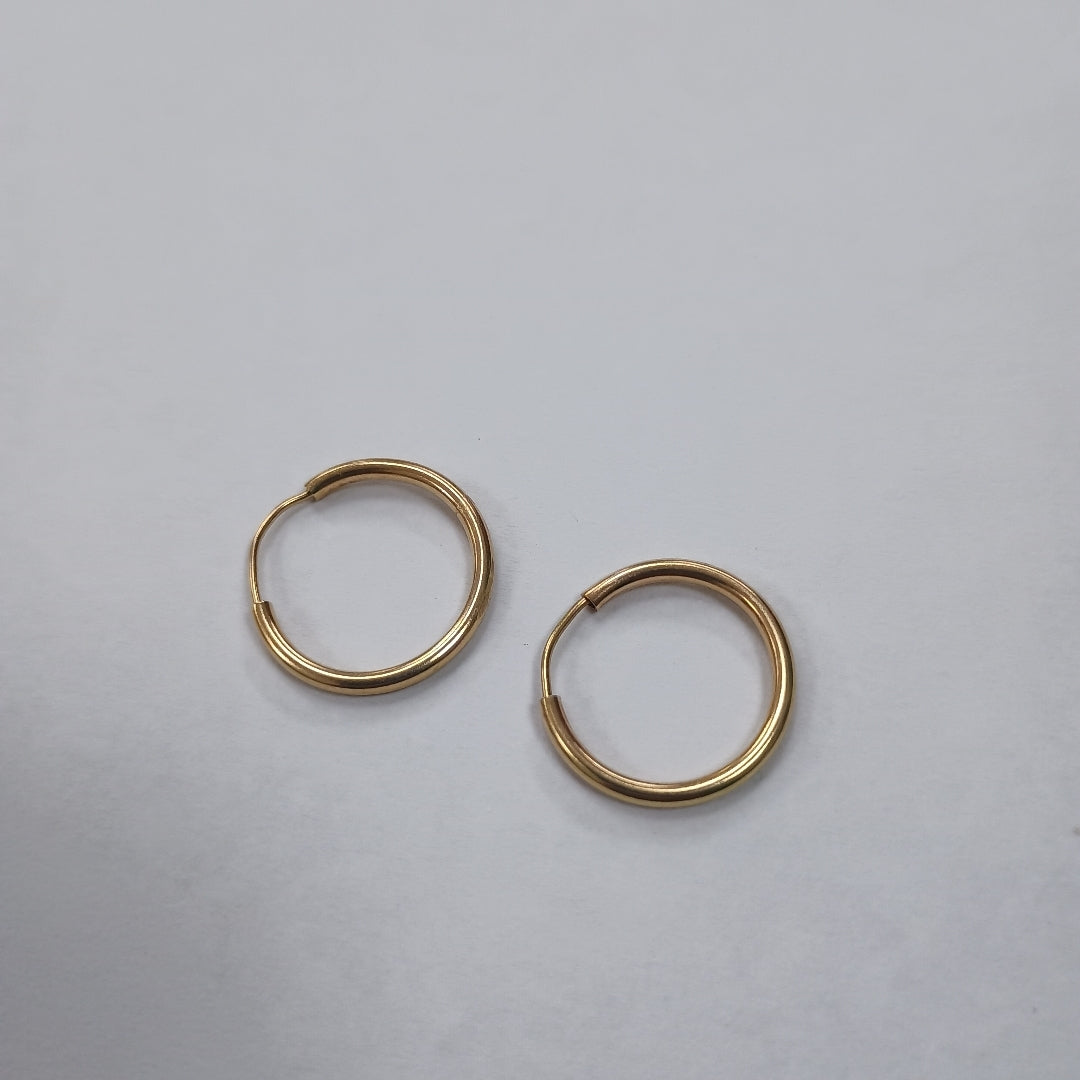ARRACADAS PAR ORO 14 K 1,20 GRMS (SEMINUEVO)