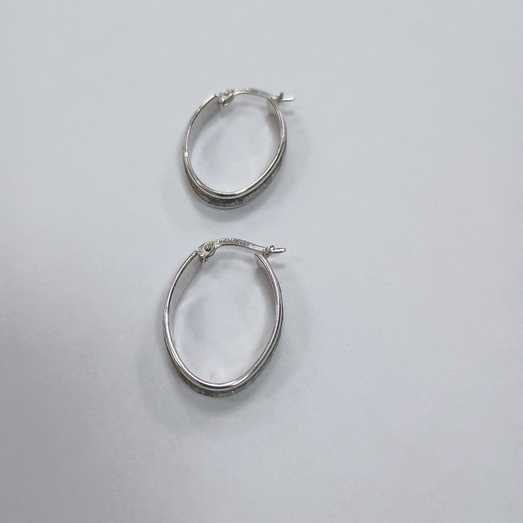 ARRACADAS PAR ORO BLANCO 10 K 1,50 GRMS (SEMINUEVO)