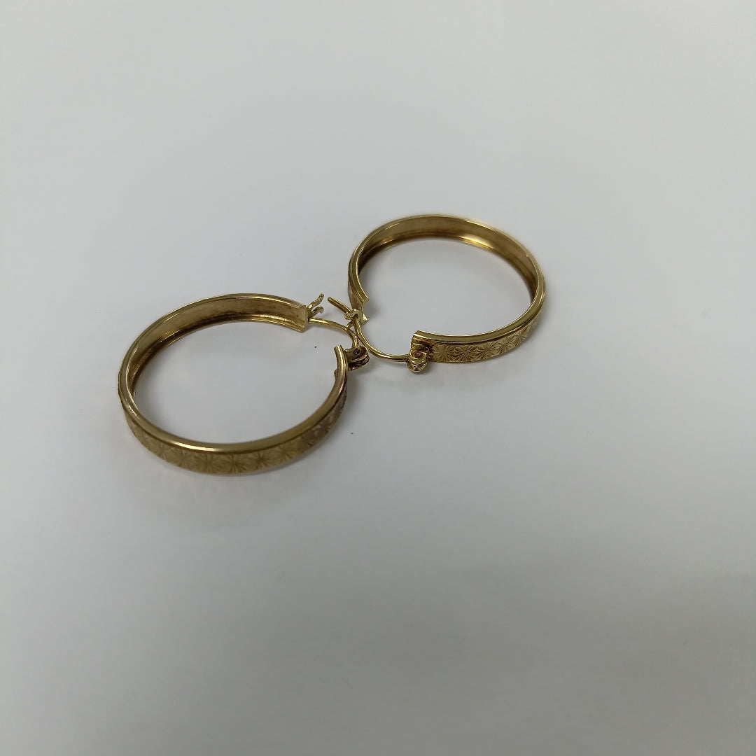 ARRACADAS PAR ORO 10 K 3 GRMS (SEMINUEVO)