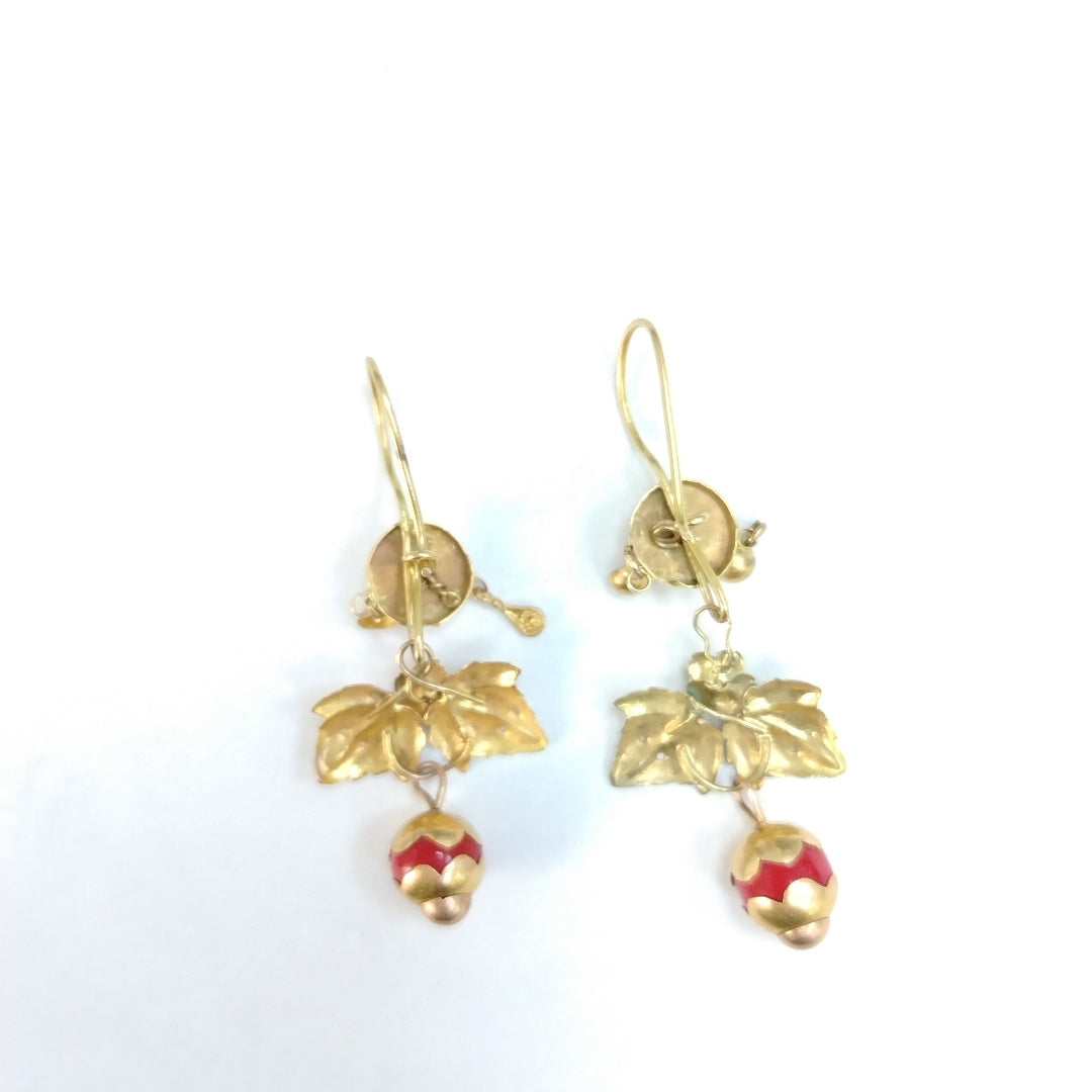 ARETES PAR ORO 10 K 3,10 GRMS (SEMINUEVO)