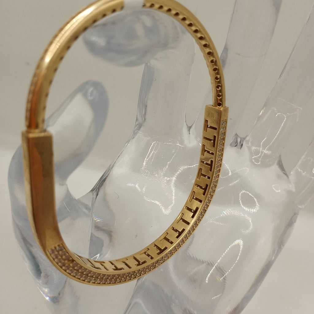 PULSERA, PULSERA RIGIDA ORO 10 K 16.6 GRMS (SEMINUEVO)