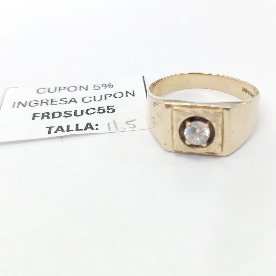 ANILLO ORO 14 K 4.3 GRMS (SEMINUEVO)
