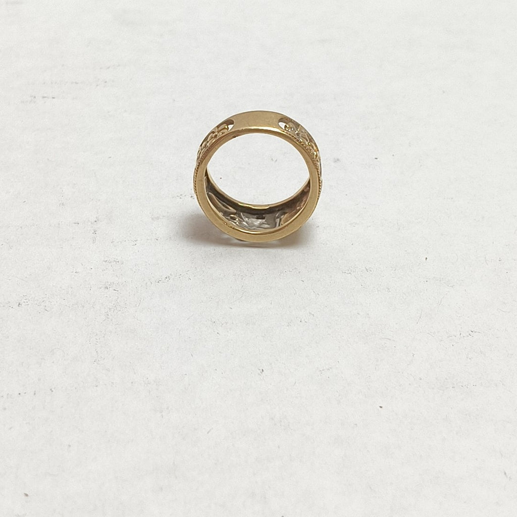 ARGOLLA DE LA SUERTE ORO,ORO COMBINADO 14 K 5,90 GRMS (SEMINUEVO)
