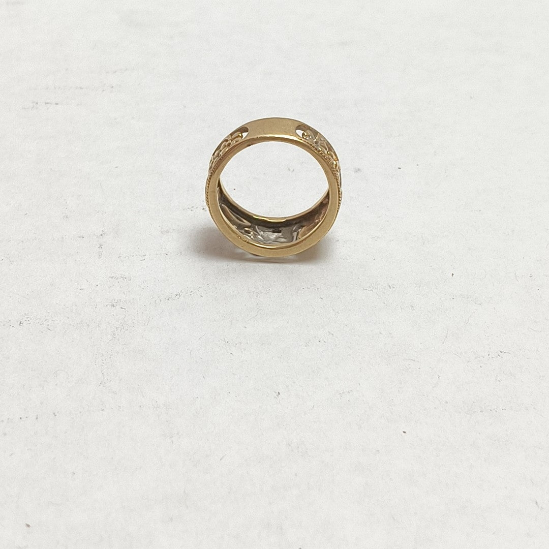 ARGOLLA DE LA SUERTE ORO,ORO COMBINADO 14 K 5,90 GRMS (SEMINUEVO)