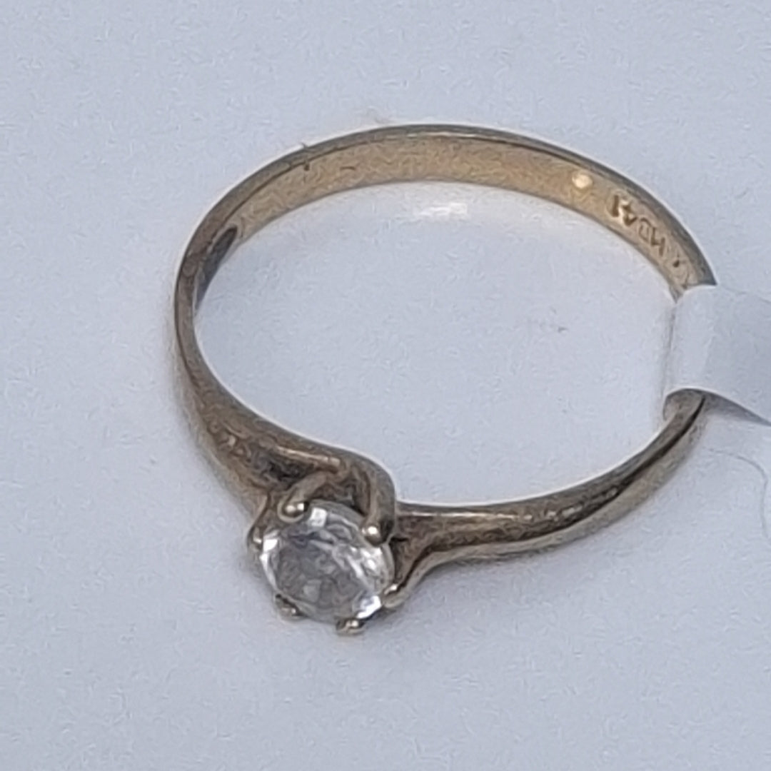SOLITARIO ORO 14 K 1,80 GRMS (SEMINUEVO)