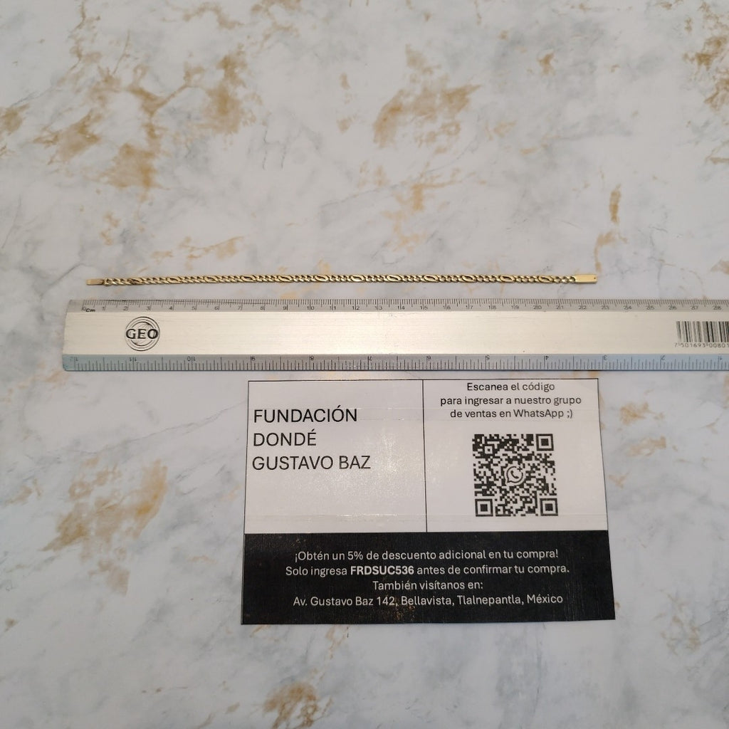 PULSERA ORO 14 K 7.6 GRMS (SEMINUEVO)