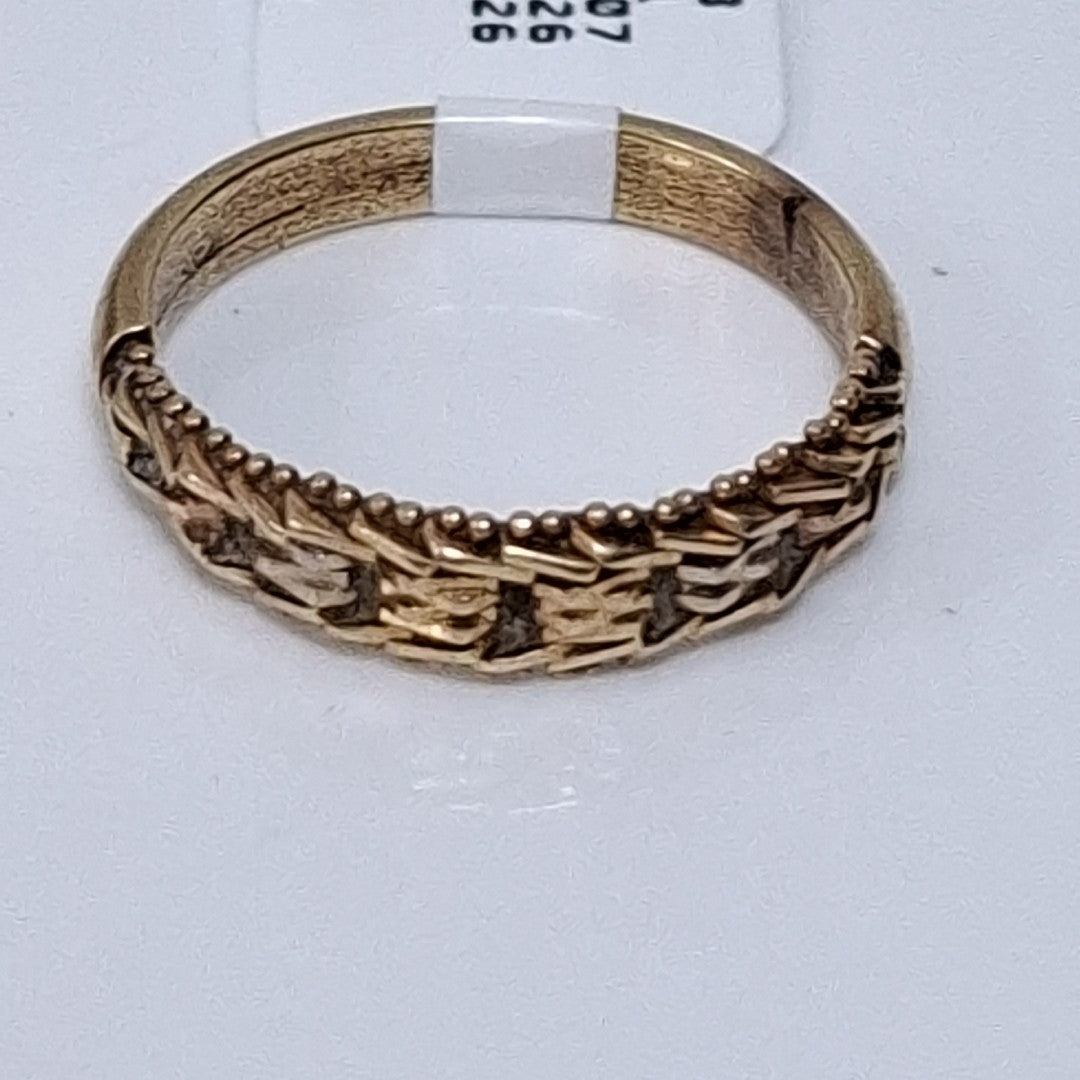 ARGOLLA ORO,ORO COMBINADO 10 K 2,90 GRMS (SEMINUEVO)