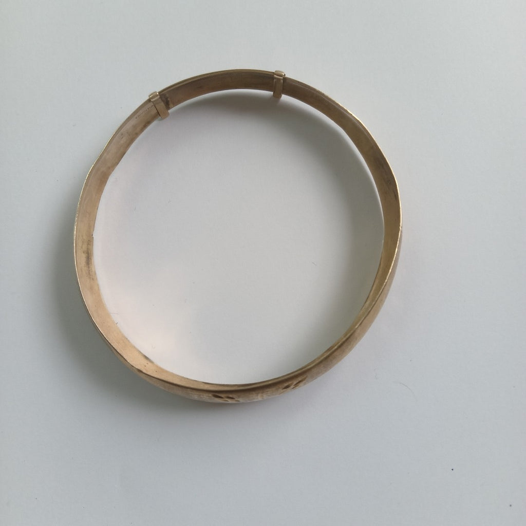 PULSERA RIGIDA ORO 10 K 9.3 GRMS (SEMINUEVO)