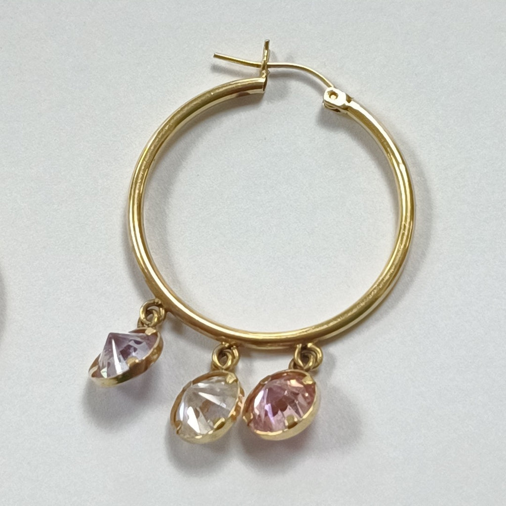 ARRACADAS PAR ORO 14 K 6,60 GRMS (SEMINUEVO)