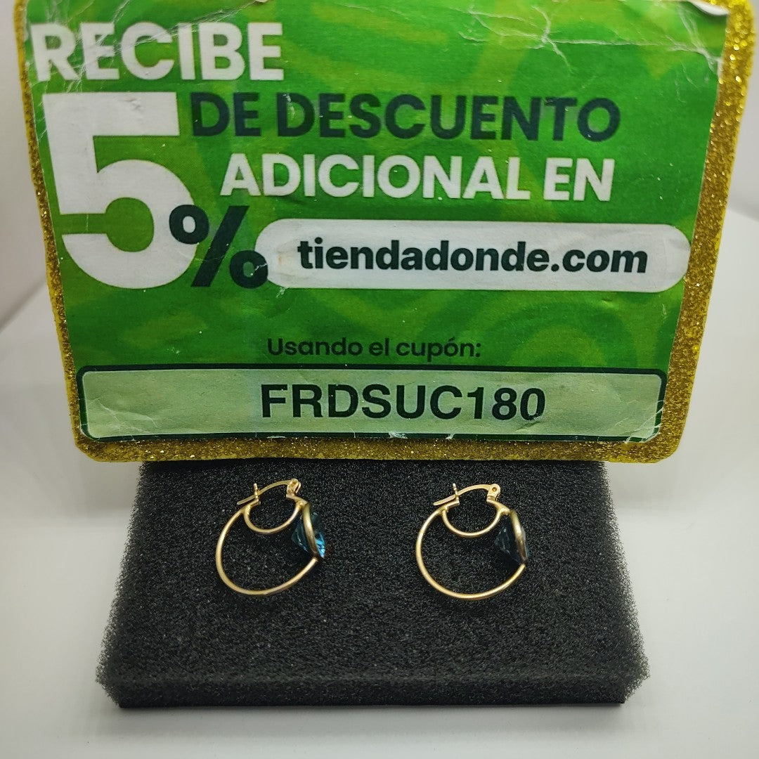 ARRACADAS PAR ORO 14 K 3.9 GRMS (SEMINUEVO)