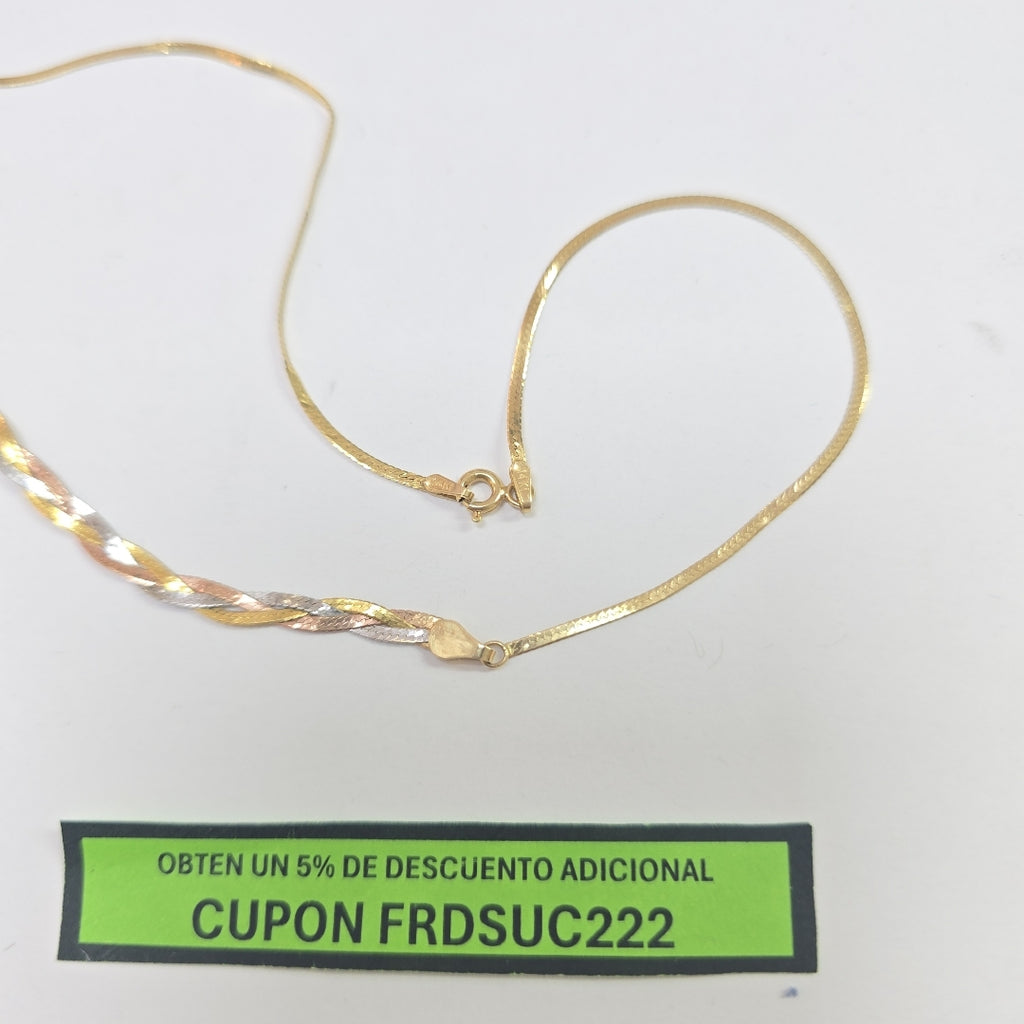 GARGANTILLA ORO 14 K 3,20 GRMS (SEMINUEVO)