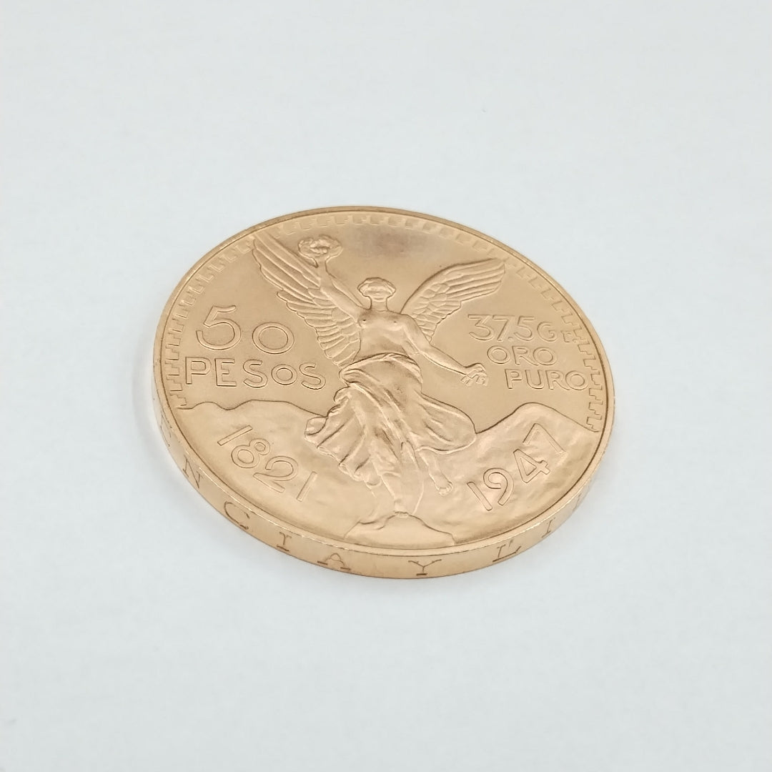 K1 41.6 GRMS 21 K IDENTIFICACIÓN MONEDA NOMINATIVA MONEDAS PESOS 50 PESOS (SEMINUEVO)