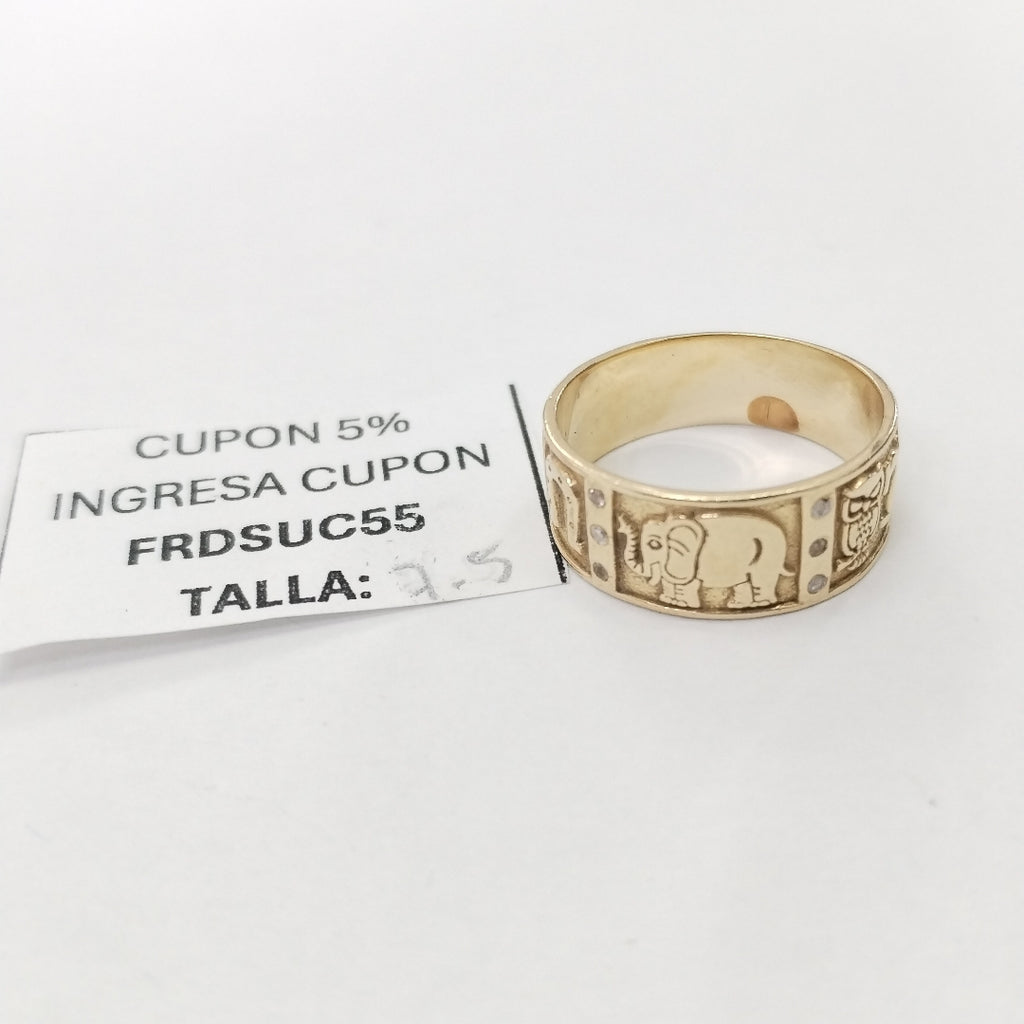 ANILLO ORO 14 K 4.3 GRMS (SEMINUEVO)