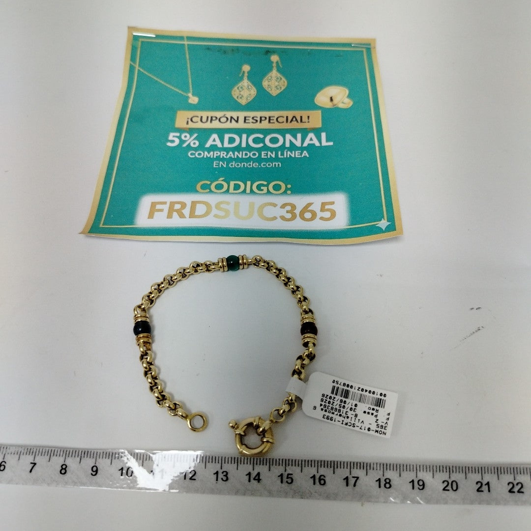 PULSERA ORO 14 K 11.9 GRMS (SEMINUEVO)