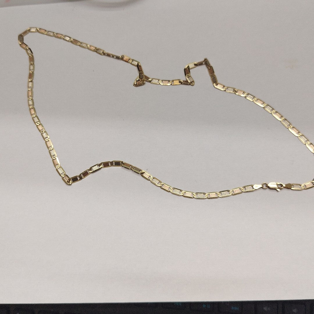 CADENA ORO,ORO COMBINADO 14 K 13,20 GRMS (SEMINUEVO)