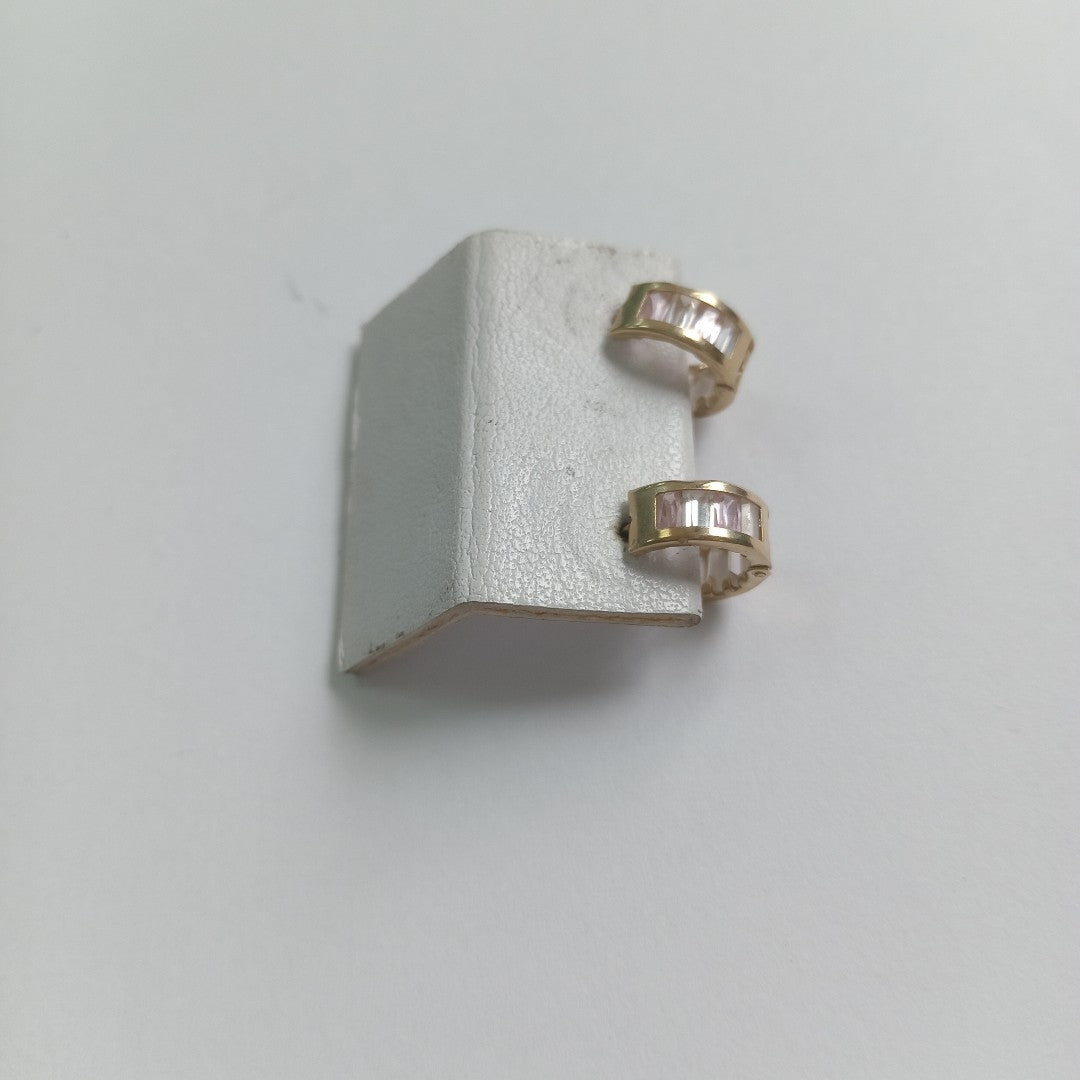 ARRACADAS PAR ORO 10 K 1.5 GRMS (SEMINUEVO)