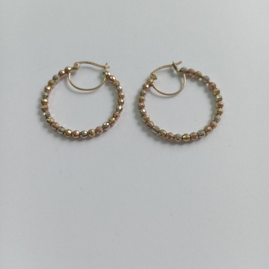 ARRACADAS PAR ORO 10 K 3.2 GRMS (SEMINUEVO)
