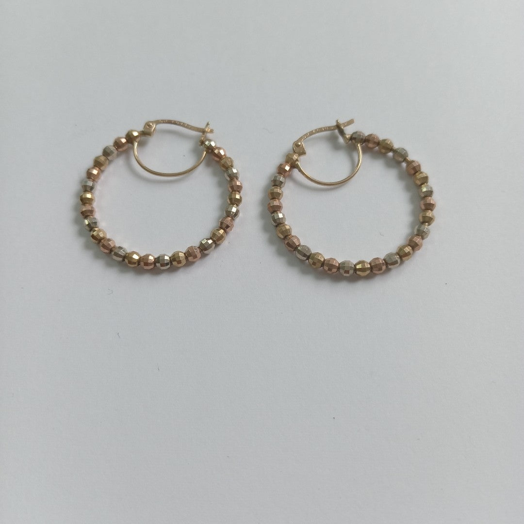 ARRACADAS PAR ORO 10 K 3.2 GRMS (SEMINUEVO)