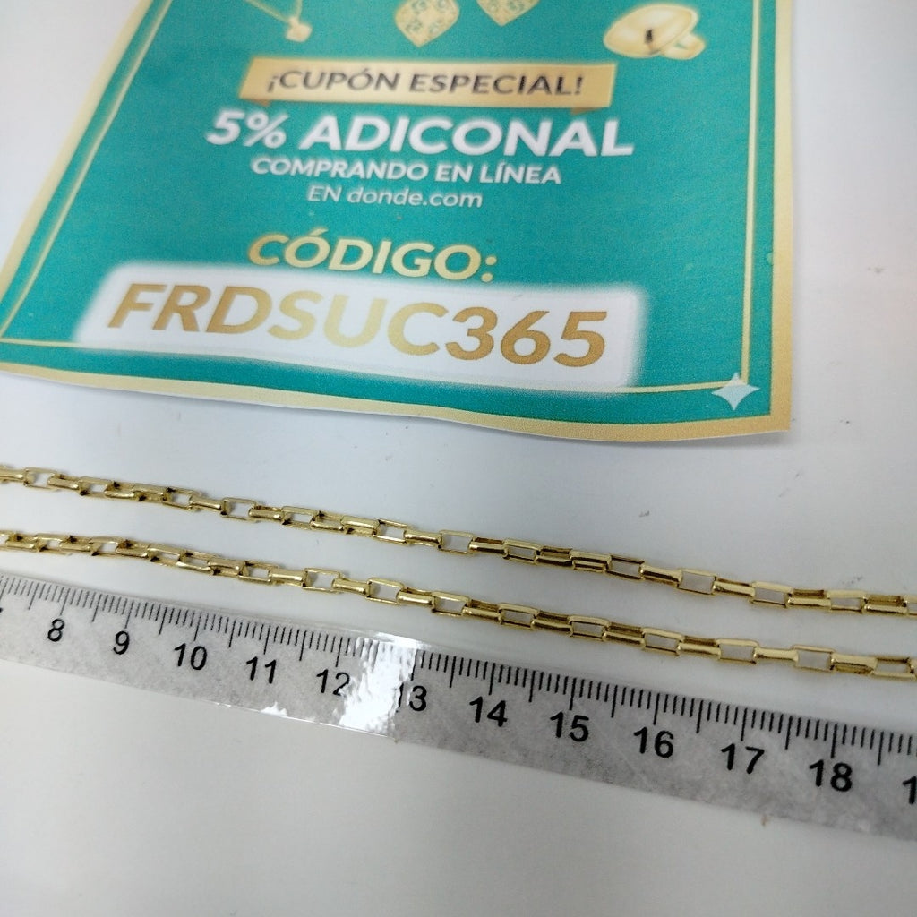 GARGANTILLA ORO 14 K 6.2 GRMS (SEMINUEVO)