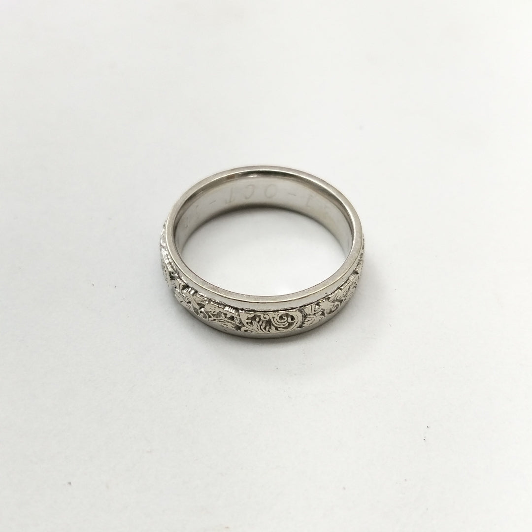 ARGOLLA ORO,ORO BLANCO 14 K 7,40 GRMS (SEMINUEVO)