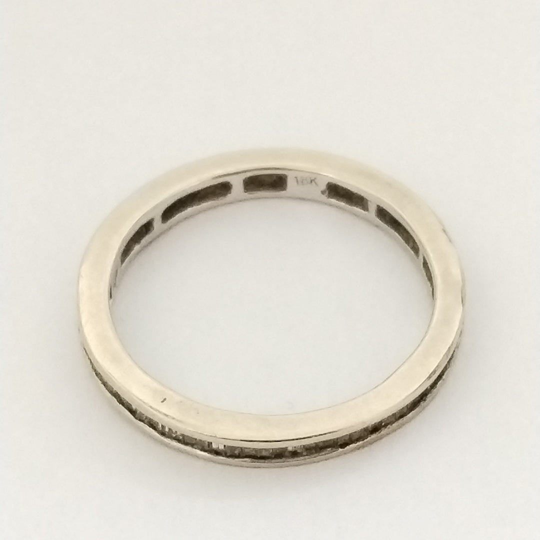 ANILLO ORO BLANCO 18 K 2,00 GRMS (SEMINUEVO)