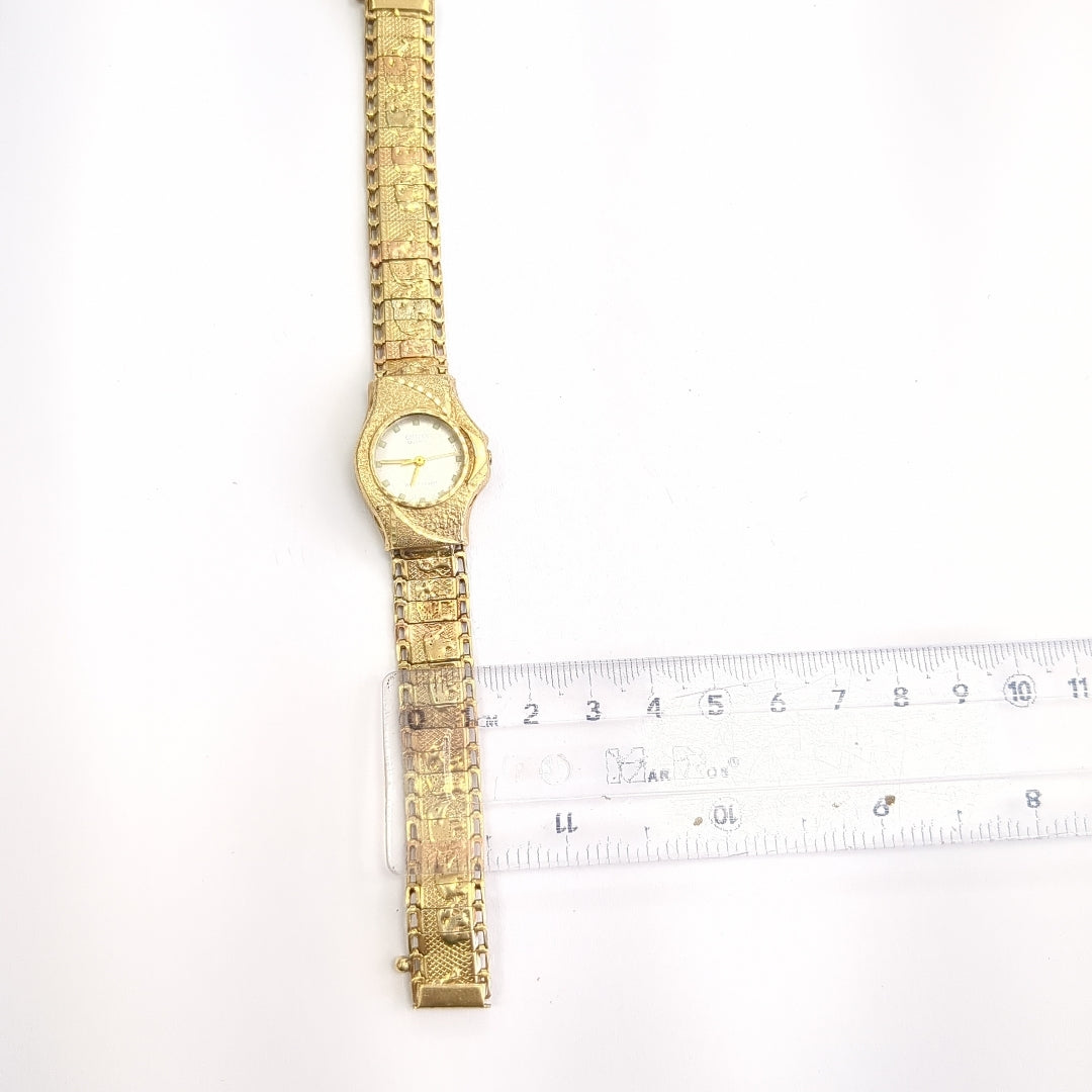 RELOJ CAJA Y PULSO ORO ORO, ORO COMBINADO 14 K 26.1 GRMS (SEMINUEVO)