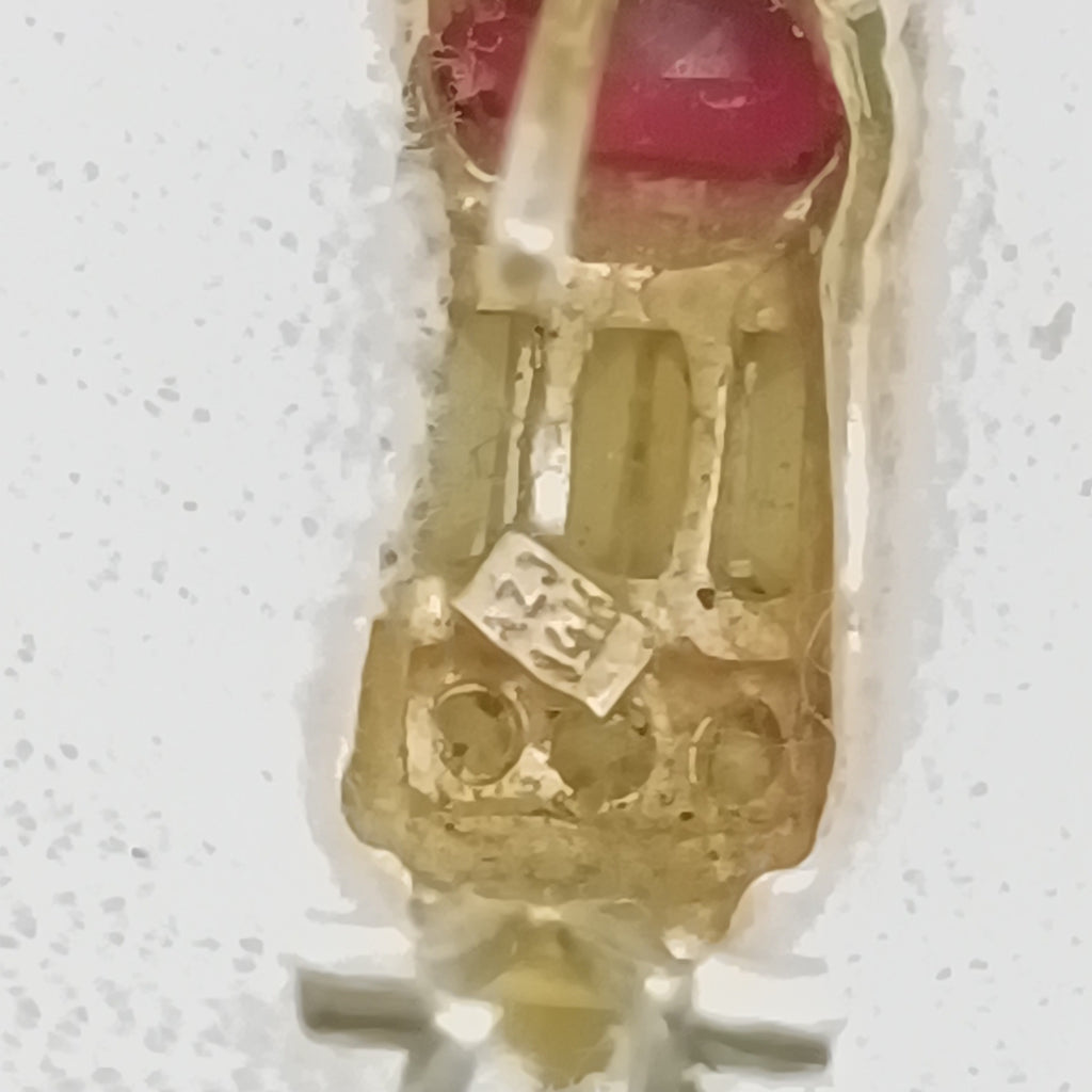 ARETES PAR ORO 14 K 11,20 GRMS (SEMINUEVO)