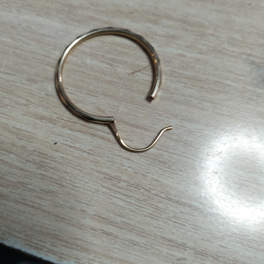 ARRACADAS PAR ORO 14 K 2.2 GRMS (SEMINUEVO)