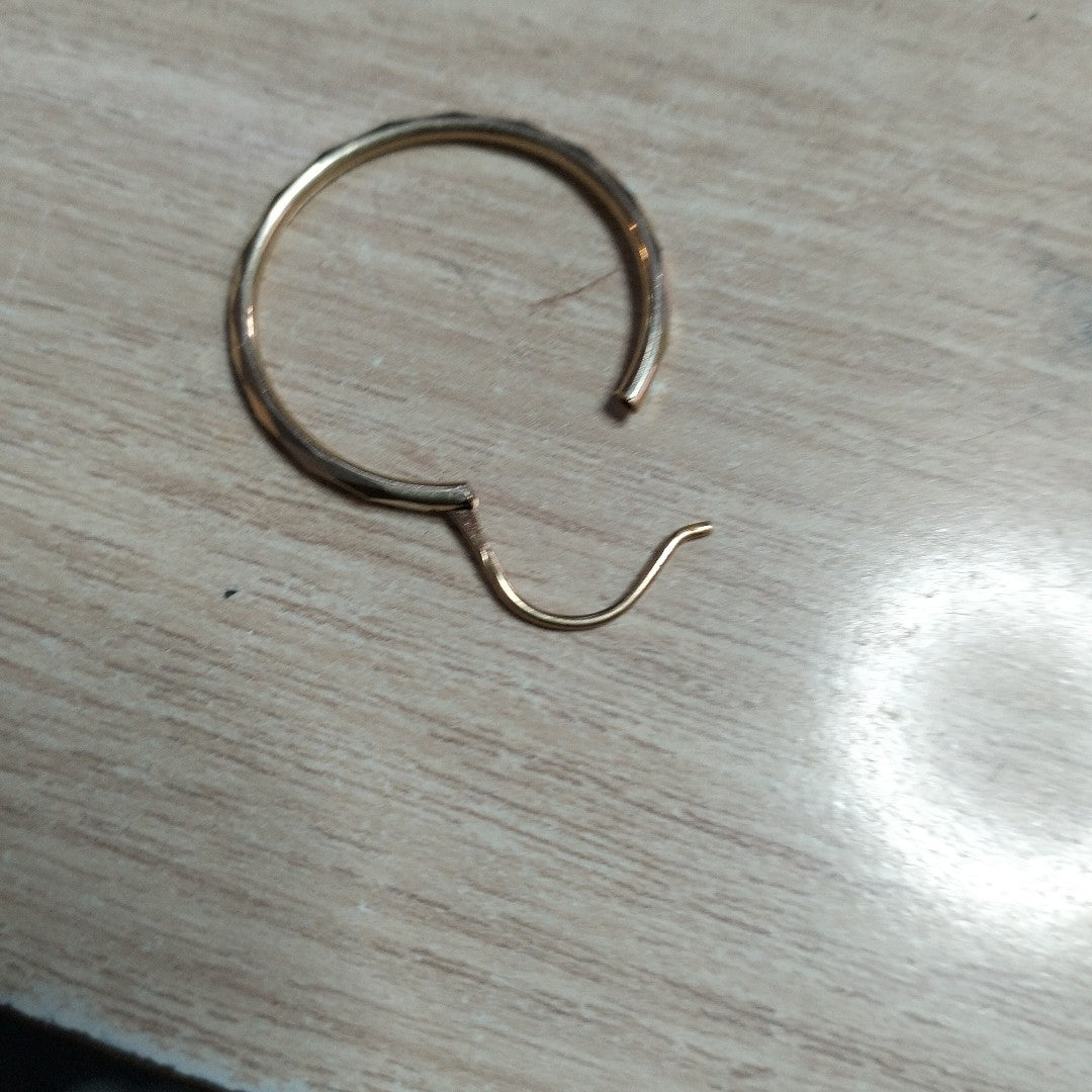 ARRACADAS PAR ORO 14 K 2.2 GRMS (SEMINUEVO)
