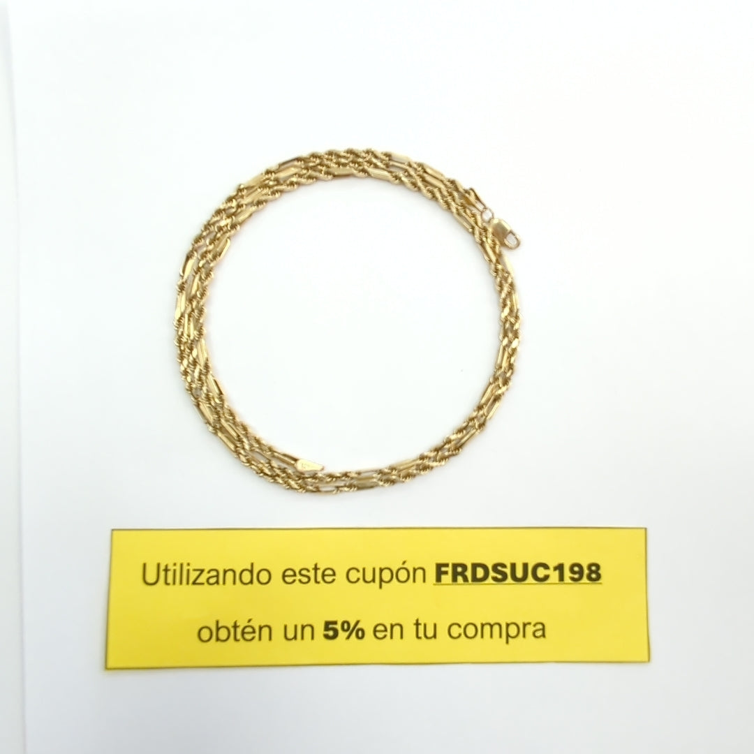 CADENA ORO 14 K 13.8 GRMS (SEMINUEVO)