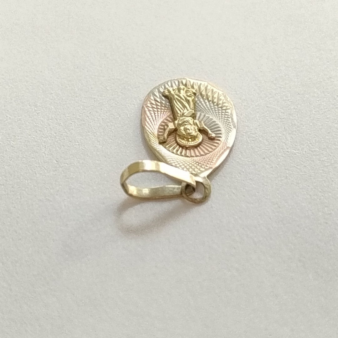 MEDALLA RELIGIOSA ORO 10 K 0.9 GRMS (SEMINUEVO)