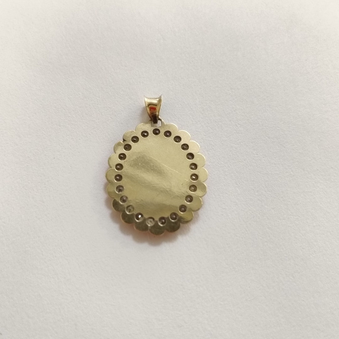MEDALLA RELIGIOSA ORO 10 K 1.9 GRMS (SEMINUEVO)