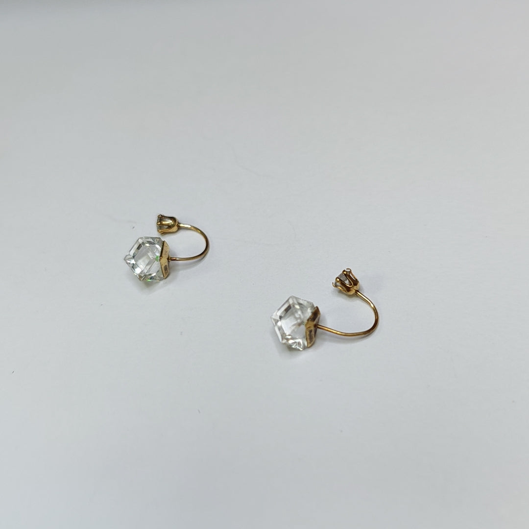 ARETES PAR ORO 14 K 1.7 GRMS (SEMINUEVO)