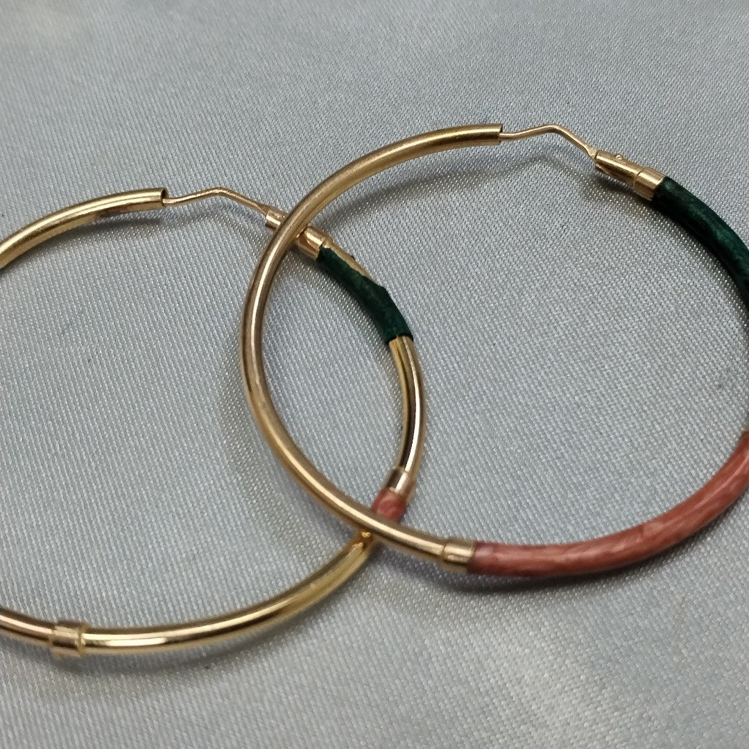 ARRACADAS PAR ORO 14 K 5.2 GRMS (SEMINUEVO)