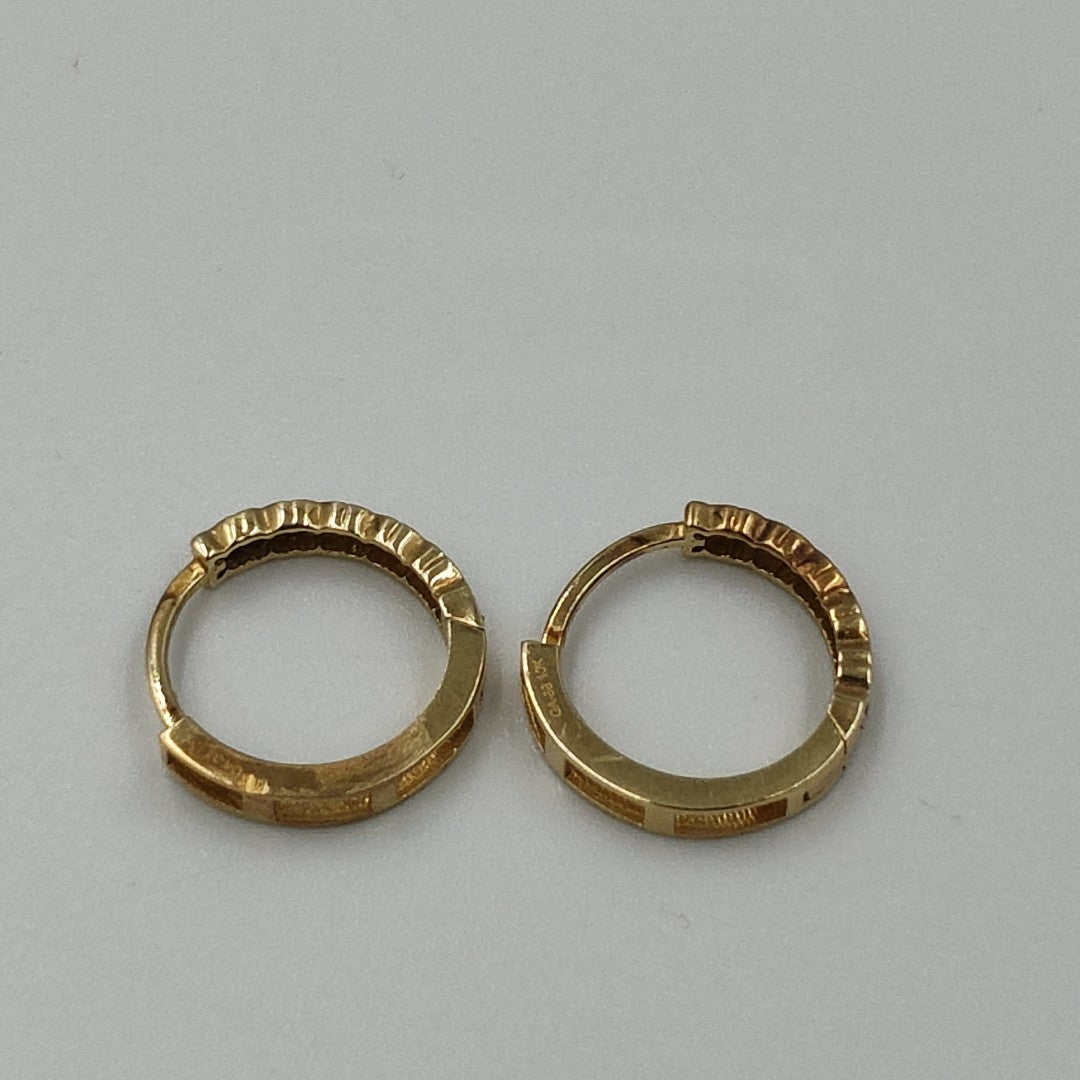 ARRACADAS PAR ORO 10 K 1,80 GRMS (SEMINUEVO)