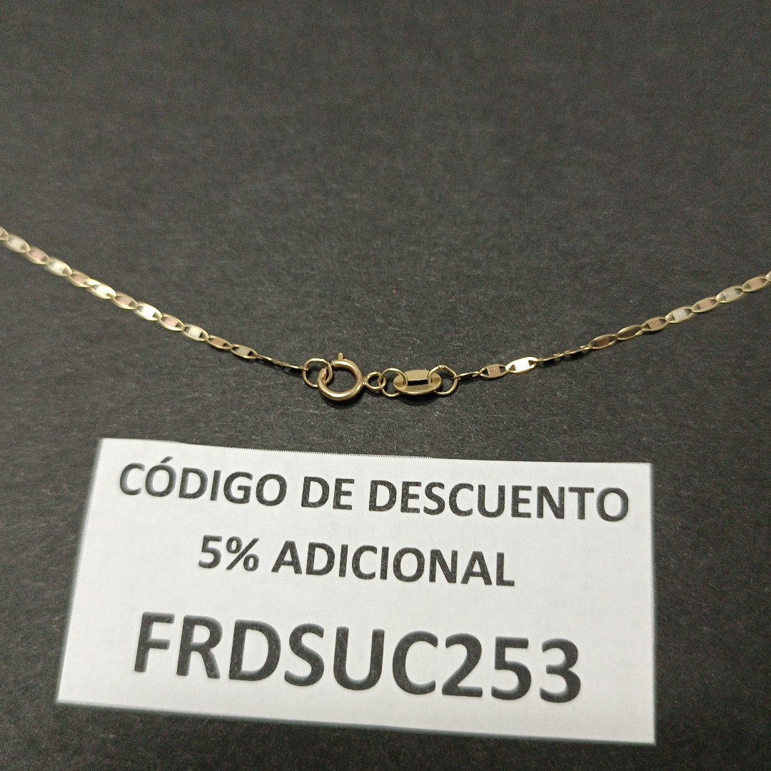 CADENA, DIJE ORO 10 K 2.2 GRMS (SEMINUEVO)